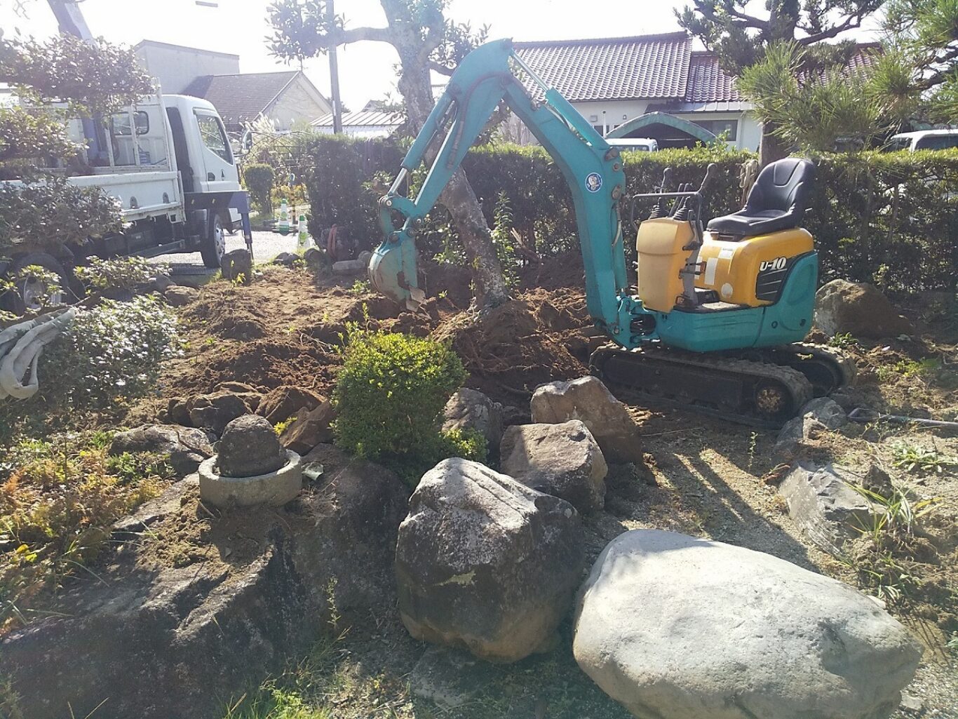 出雲市で庭じまい