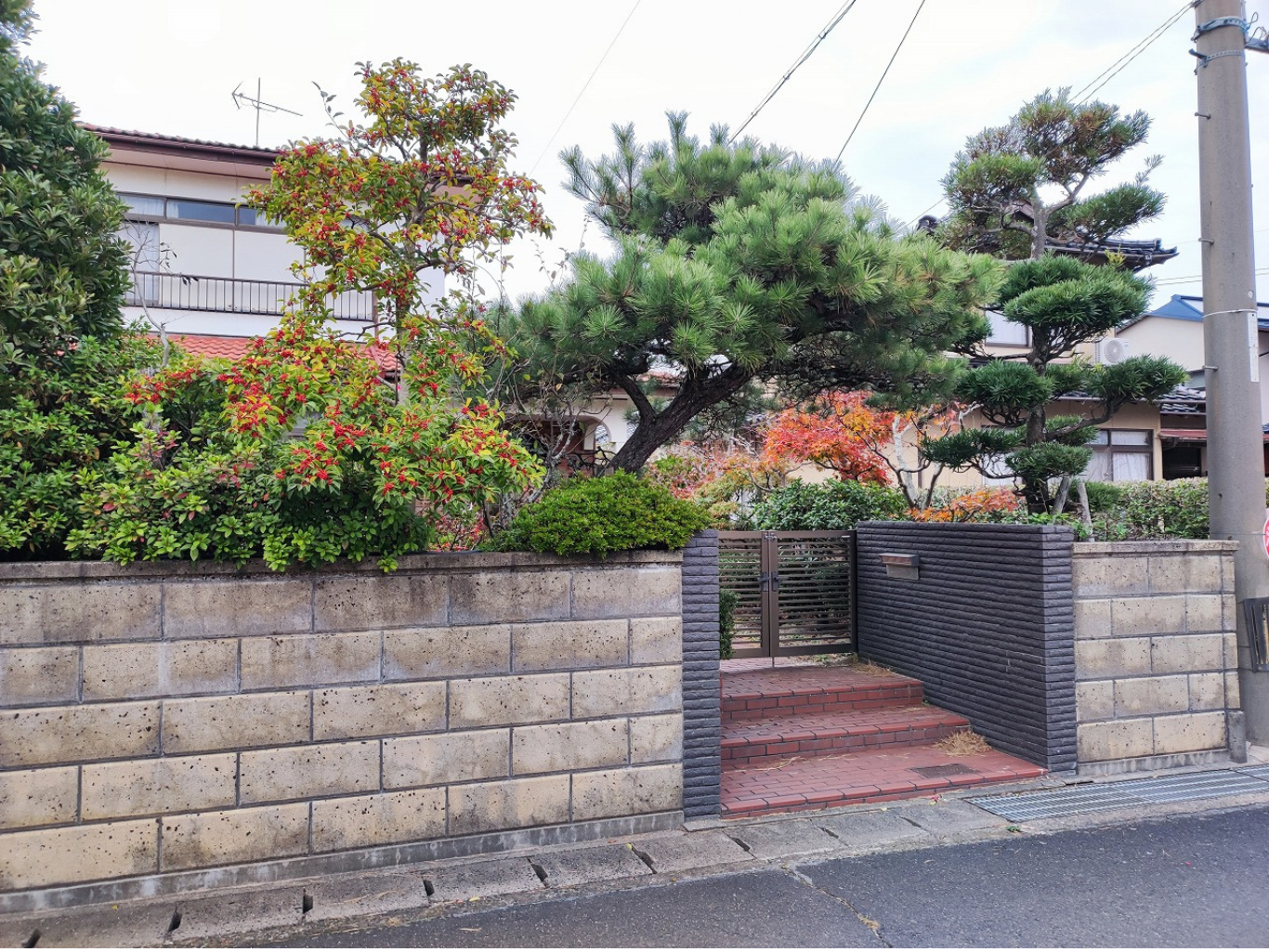 出雲市の庭じまい 施工前